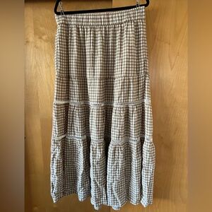 Madewell tiered skirt for brookidymama